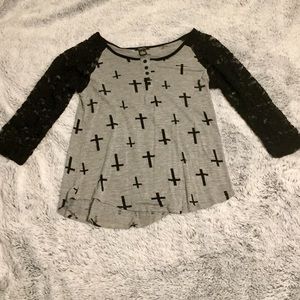 Cross Pattered Shirt